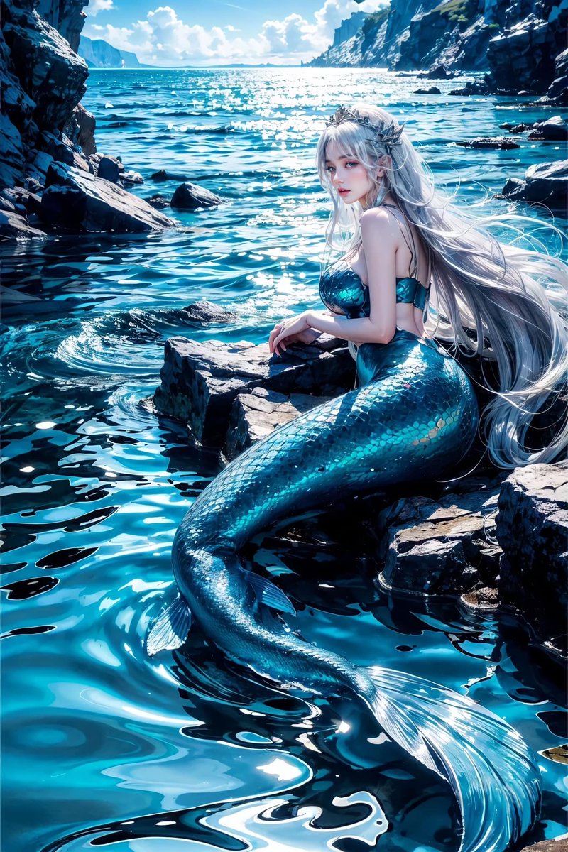 0xSprite_'s tweet photo. Sitting on this rock, lost in the rhythmic whispers of the ocean πβ¨
#AIDesigns #aiγ°γ©γγ’ #AIηΎε₯³ #AIηΎε°ε₯³ #AIγ€γ©γΉγ #AIart #MermaidLife #OceanLove #MermaidVibes #BeachBabe #SeasideLiving #SeashellCollection #MagicalMoments https://t.co/jC2zM2mrmc