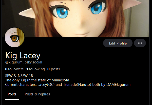 LaceyKig's tweet photo. I am on the good twitter now. I guess not a lot of other kigs are since I managed to get this handle lol https://t.co/EFAGWsUEk8