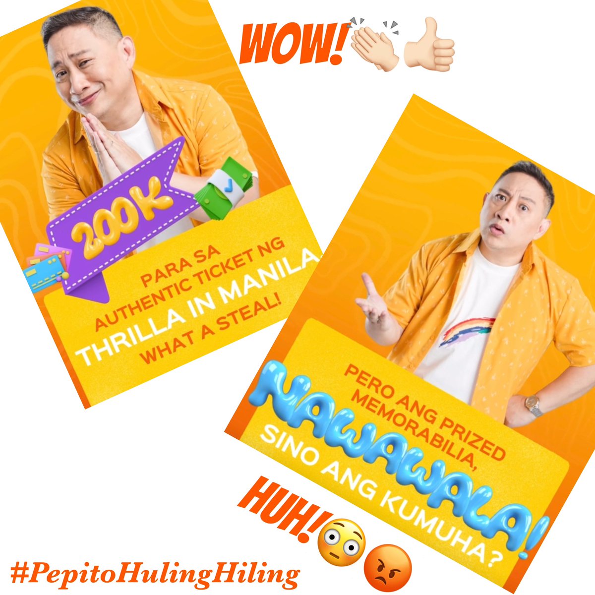 Hala!!!
Pepito Manaloto: Tuloy Ang Kuwento, mamayang alas 6:15 ng GABI po, sa Ating Kapuso GMA 7! 
#PepitoHulingHiling