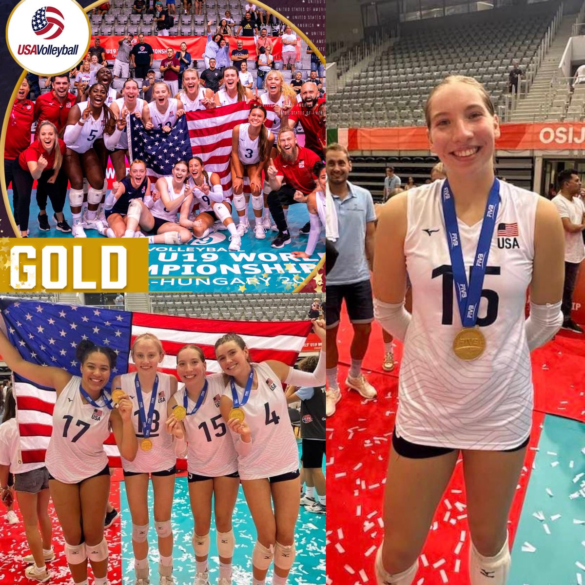 LHS Volleyball (@jaysvb) on Twitter photo Pretty darn awesome! Bringing home the gold hardware! Congratulations to our #15 <a href="/15AbigailMullen/">Abigail Mullen</a> and our U19 World Championship Team! Pretty darn awesome! Bringing home the gold hardware! Congratulations to our #15 <a href="/15AbigailMullen/">Abigail Mullen</a> and our U19 World Championship Team!