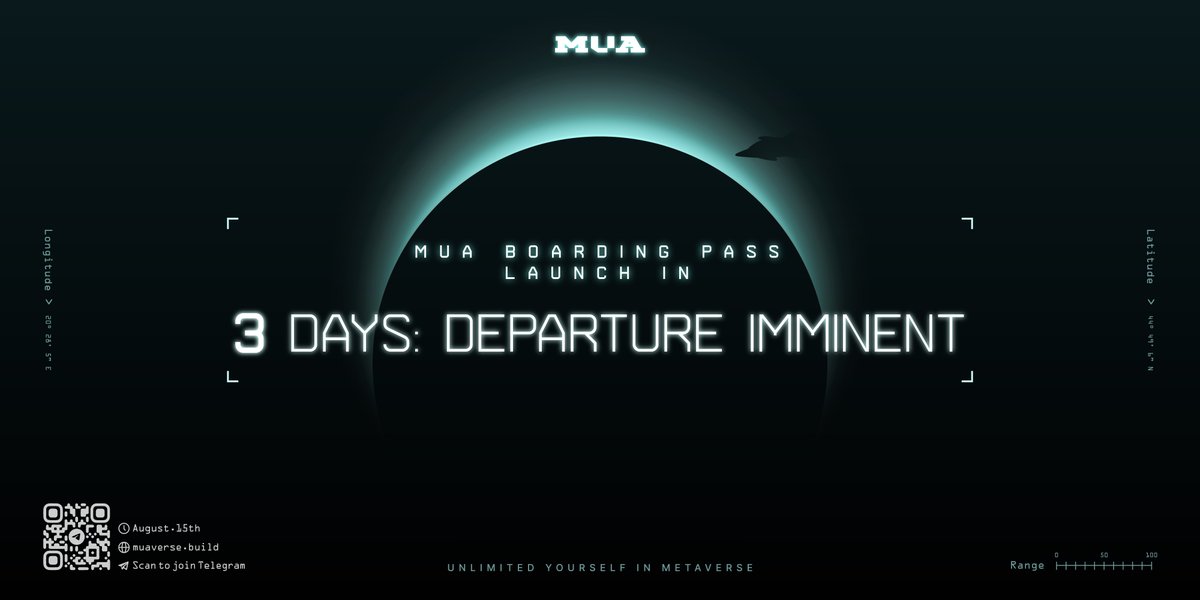MUA_MUADAO's tweet photo. Boarding in 3️⃣ days. Advanced Pass giveaway now.

🎁 3* High-level #MUABoardingPass WL
✅ ❤️+🔁+tag 3 friends

Aug 15th, 2023, free mint your MUA Boarding Pass🪪, earn the 1st wave benefit - #HSK, the points on the #HashKeyExchange, set into a boundless benefit & exploration of the metaverse.

#NFTCommunity #Whitelist #Freemint #Giveaway