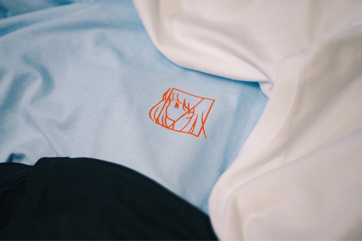 goods】 今日の物販のTシャツをつくったよ！ 3色、サイズはLとXLのみ