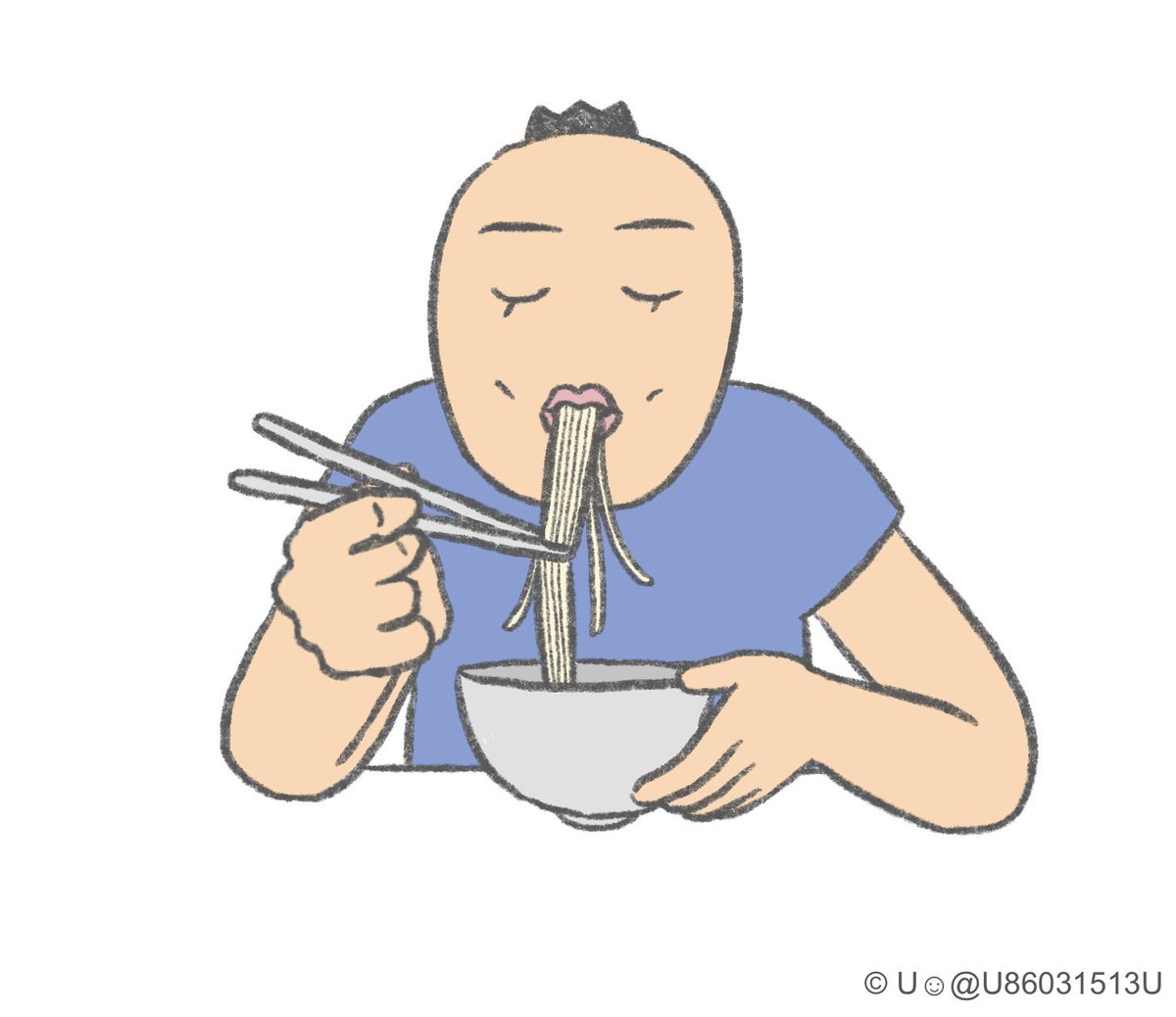 solo chopsticks eating 1boy noodles white background bowl  illustration images