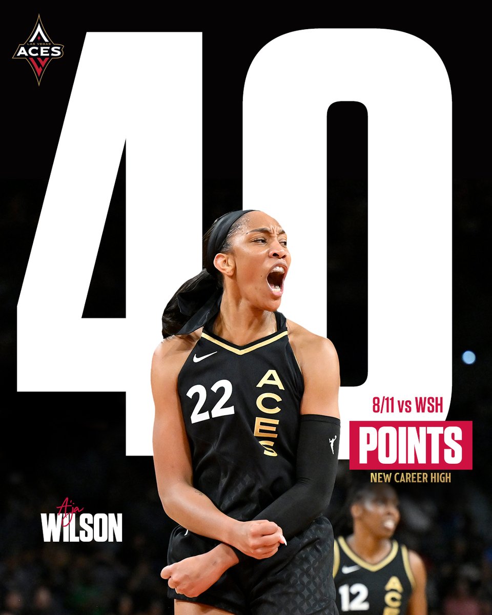HER 😤

40 PIECE CAREER HIGH!

<a href="/_ajawilson22/">A'ja Wilson</a> // #ALLINLV