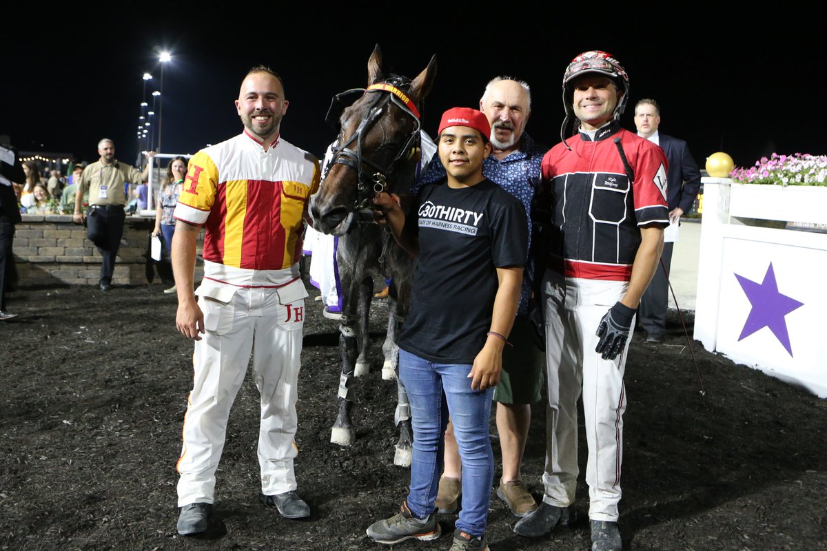 HoP_Racing's tweet photo. Congratulations to the connections of Ponda Warrior, winner of tonight's 30th edition of the $310,000 Dan Patch Stakes in 1:48:0 with Driver Kyle Wilfong for Trainer Jay Hochstetler! #PlayHP https://t.co/BX6umqp94q