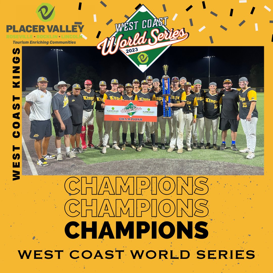 2X WEST COAST WORLD SERIES CHAMPIONS 🏆🏆 <a href="/West_CoastKings/">WestCoastKings⚾️</a> 

#WCWS23