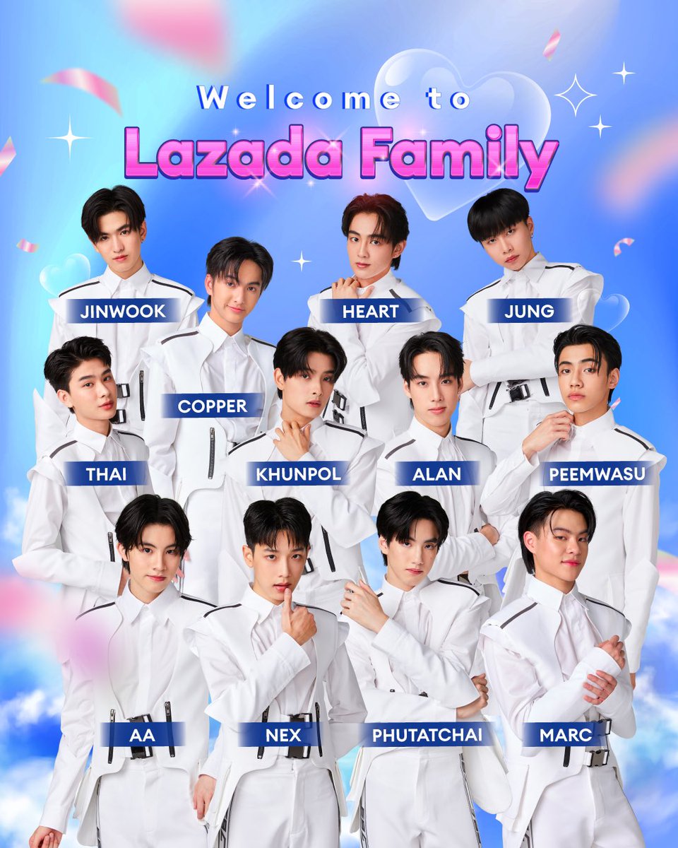 LazadaTH's tweet photo. 🫶🏻 น้องลาซขอแสดงความยินดีกับ #789TRAINEE ทั้ง 12 คนที่ได้ Debut ด้วยน้า และขอต้อนรับเข้าสู่ครอบครัว Lazada Family  ของเราด้วย 💖💙

🎀 แฟนๆทุกคนที่อยากเห็นหนุ่มๆทั้ง 12 คนมีผลงานกับทางลาซาด้าต้องรอติดตามเร็วๆนี้ 🔜

#789SURVIVALTHEFINAL
#789SURVIVAL
#789DEBUTGROUP
#LazadaTH https://t.co/bw8GhXj2P8
