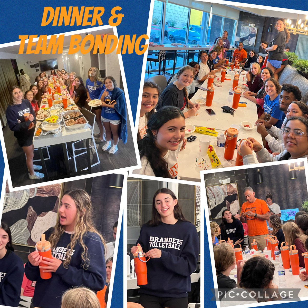 🧡Our annual TEAM DINNER & TEAM BONDING at the hotel! It’s always a great time! BIG day tomorrow, let’s finish STRONG!
#tournamentseason #top4 #TEAMFIRST
@geriberger08 @CBruce_Sr @BroncosBrandeis