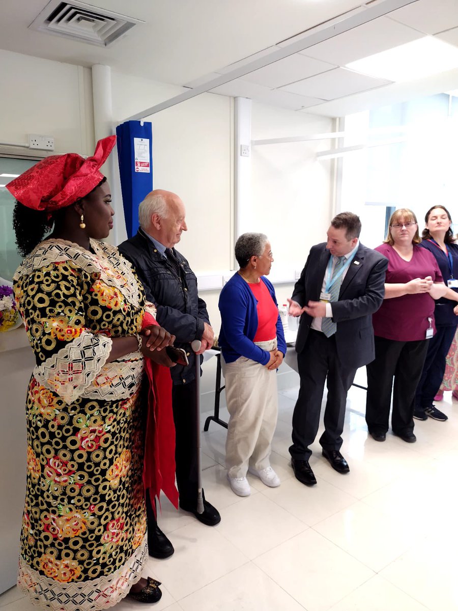 ANNI_Nurse's tweet photo. Yesterday was a historic day at the Mayo University Hospital with @EAnionwu  tree planting to recognise the contribution of Irish Nurses to the UK NHS over the past 75 years @CoachExe @saoltagroup #Mayo @NursecoachO 
@ANNI_Nurse was there to honour her Nigerian heritage https://t.co/TYscabQNAJ