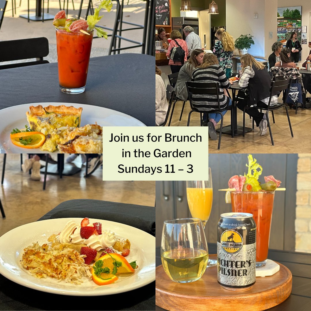 Join us on Sundays at the Garden for a special brunch menu. Relax, enjoy a wonderful meal, and take a stroll through the Garden.
#hsvgarden #brunch