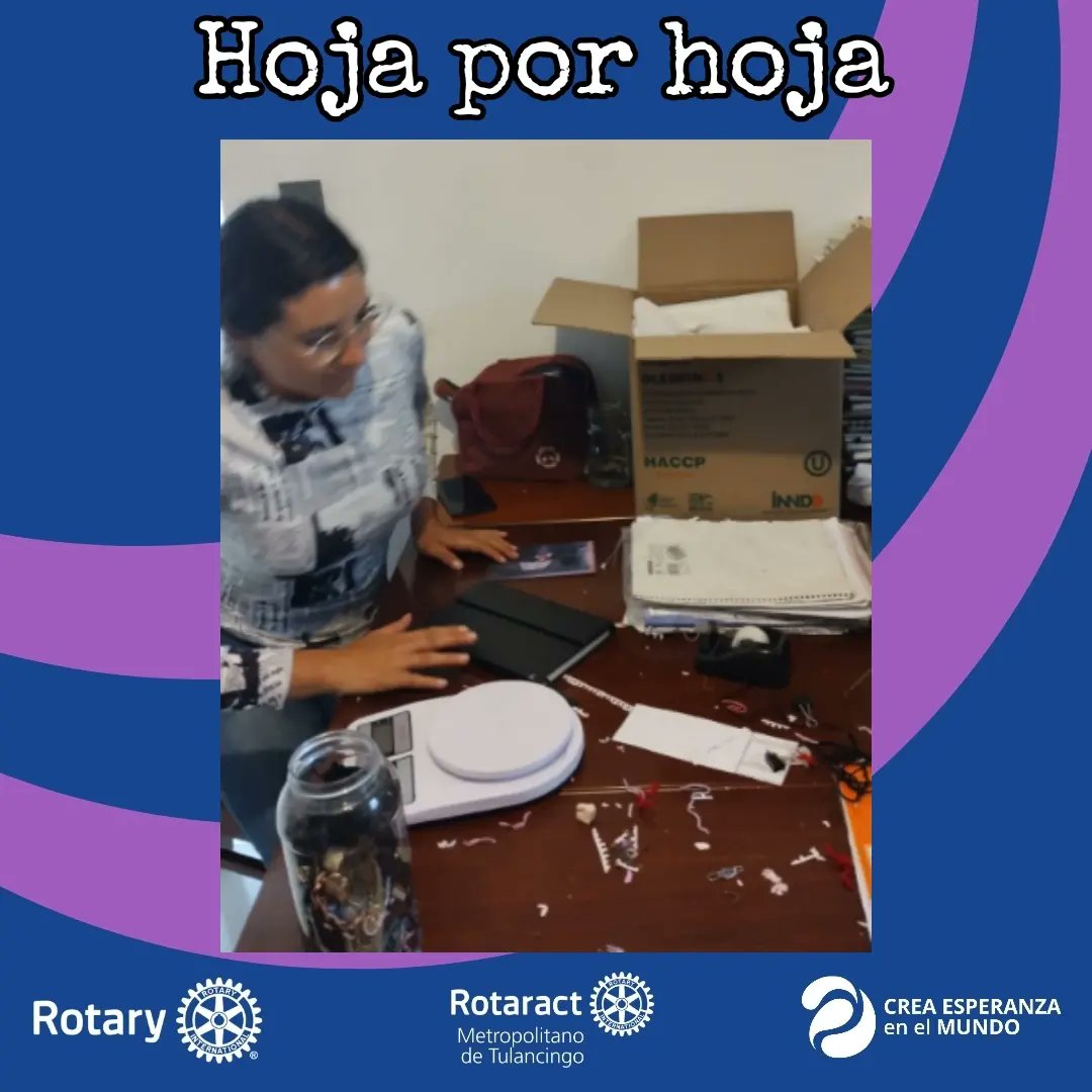 rotaractmett's tweet photo. "No se trata de tener ideas, sino de hacerlas realidad", Scott Belsky.
El día de ayer, le dimos seguimiento a nuestro proyecto "Hoja por hoja". Iniciamos con el armado de las libretas con hojas recicladas.
Gracias a todos por el apoyo. 🤜⚙️🤛
#PoderMett
#D4170
#Team4170 https://t.co/jnKSXR3Ni7