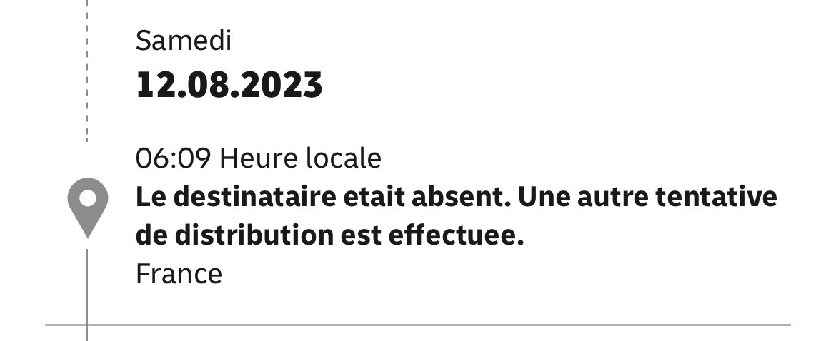 celestinsoum's tweet photo. @DHLExpressFr vous avez vraiment dis que j’étais absent à 6h du mat ? Aucun effort pour livrer les colis https://t.co/rkDfTX30mX
