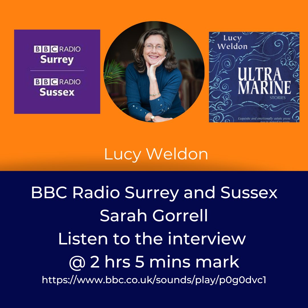 weldon_lucy's tweet photo. Couldn't have been better. Interview straight after The Jam and A town called malice. We talked travelling with kids, what happens at midlife in our 40s and 50s and #Ultramarine my debut short story collection. Big shout out to #localbookshops as well. Thank you #bbcradiosussex https://t.co/ldtMDwHjYr