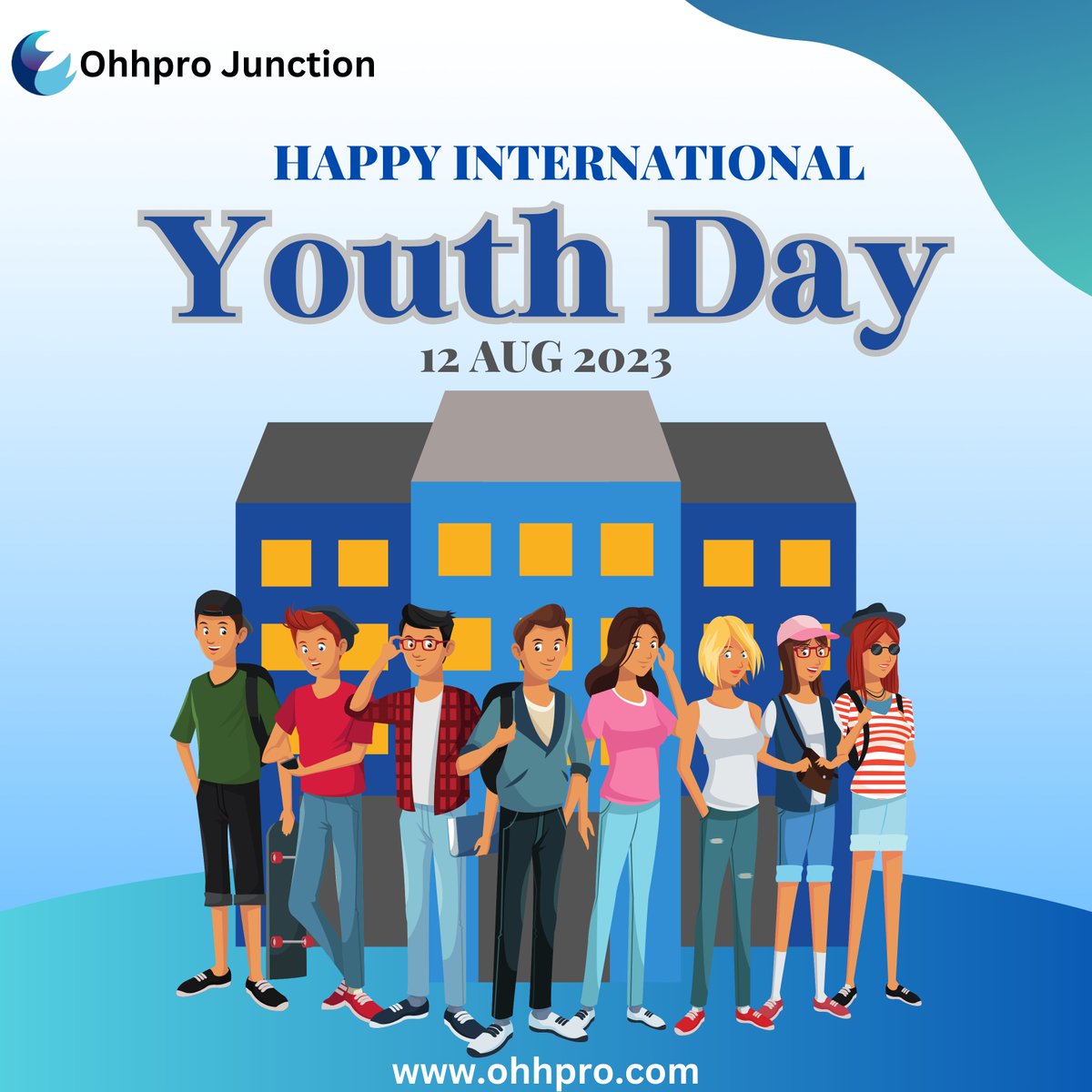 Youth Day is meant to celebrate the passion, determination, and dedication of the youth. Ohhpro family wishes all the youths a Happy Youth Day. 
#internationalyouthday #internationalevents #ohhpro #ohhprojunction #ProptechIndia #IndianRealEstate #PropTechSolutions #RealEstateTech