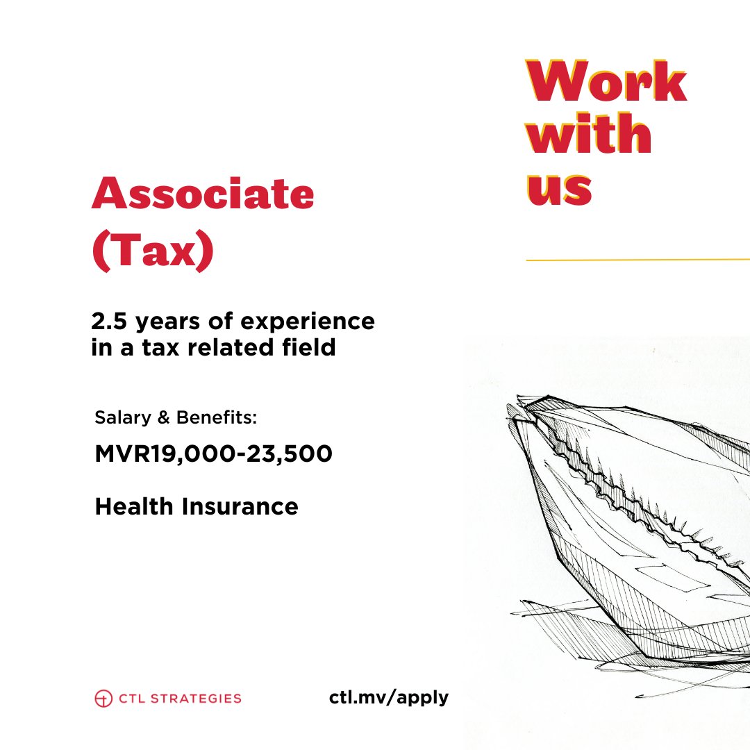 ctlstrategies's tweet photo. We are looking for associates and junior associates to join our tax team. Send in your applications via https://t.co/8h7v8u64xx by 19 August 2023 https://t.co/QrPQlQf4EC