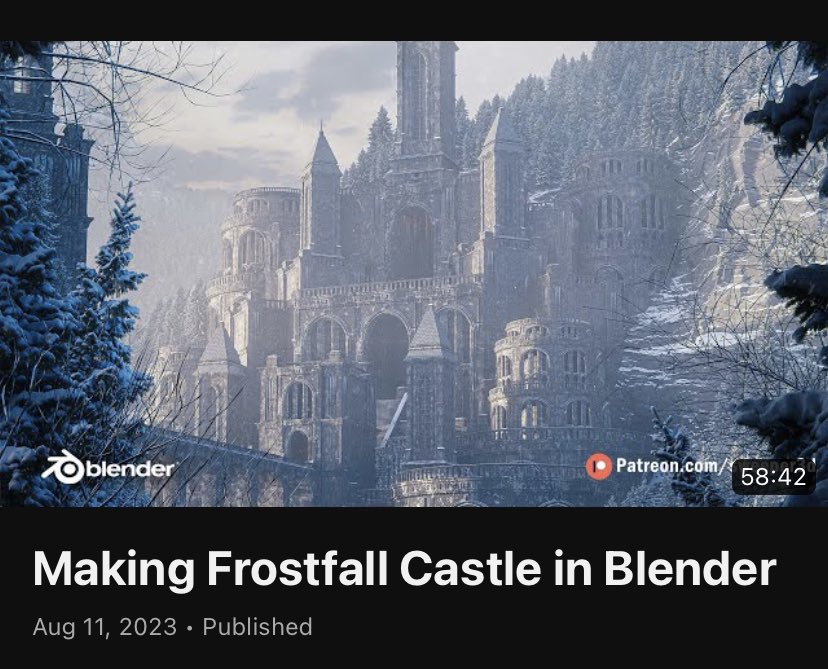 New process video for Frostfall Castle on YouTube! 👇

youtu.be/uZS5Rz4aFcA