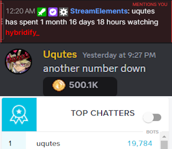 If ever someone wondered what the peak twitch watcher looks like, it's this legend right here.  

Appreciate you more than you know.   

🏆<a href="/uqutes/">uqutes</a> 🏆