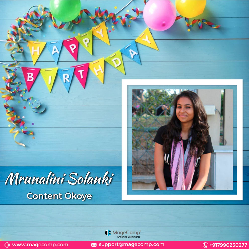 theMageComp's tweet image. Happy Birthday Mrunalini Solanki, AKA Content Okoye 🦸‍♀️ 

May your birthday be the start of a year filled with blessings, amazing memories, and lots of exciting adventures.🥳

#magecomp #birthday #birthdaywishes #happybirthday #happybirthday🎂 #birthdaypost