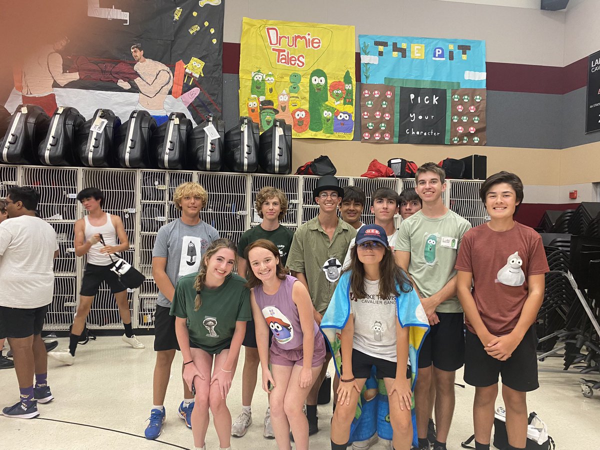 LTCavBand's tweet photo. Last dress up day!  Dress like your section poster! #gocavs #texasband #puttinginthework @LakeTravisHS @LTFineArts https://t.co/NQZhgNfwtj