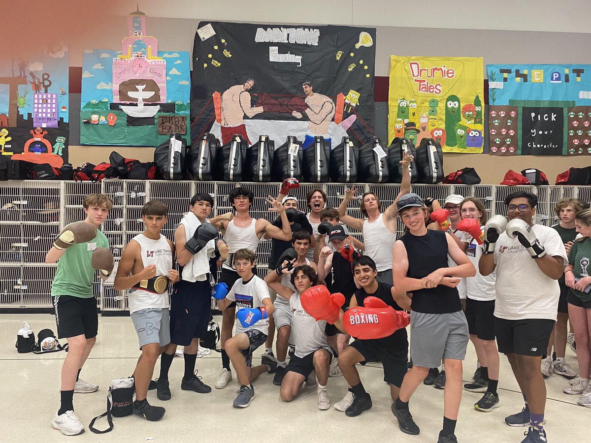 LTCavBand's tweet photo. Last dress up day!  Dress like your section poster! #gocavs #texasband #puttinginthework @LakeTravisHS @LTFineArts https://t.co/NQZhgNfwtj