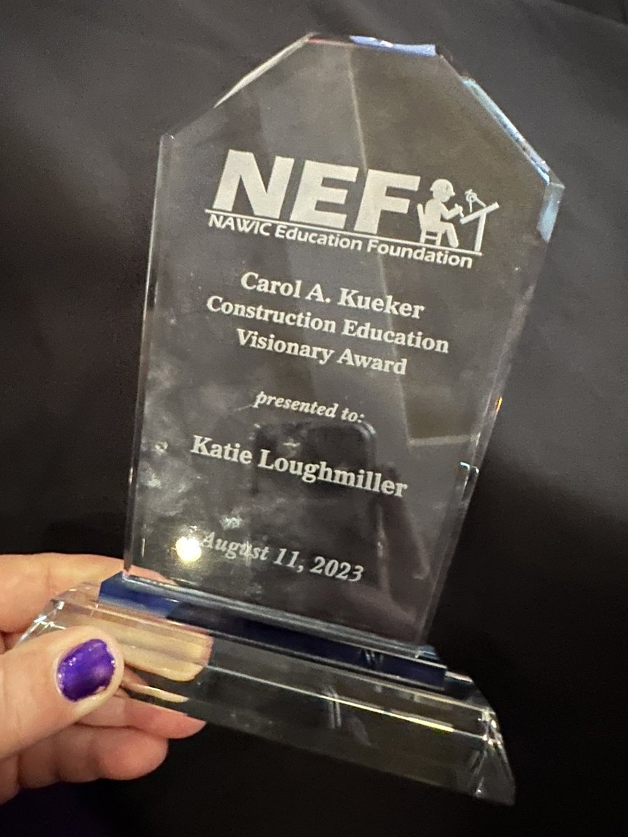 Happy to be honoring the memory of Carol Kueker. #nawic #nef