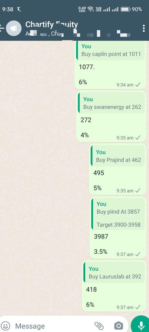 chartifystocks's tweet image. All these performance are just last week... Slow and consistent money. Little drops make the ocean.. #Chartify #Premium