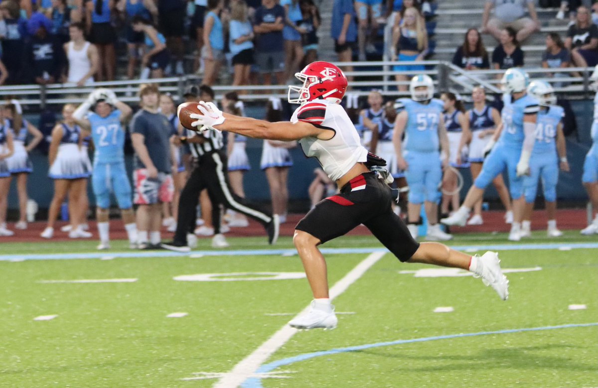 Cade Haertel <a href="/cadehaertel/">Cade Haertel</a> hauls in a finger tip 73 yard bomb in <a href="/Bulldogs_FB/">Forsyth Central Football & Recruiting</a> Forsyth Central’s scrimmage win over Pope.