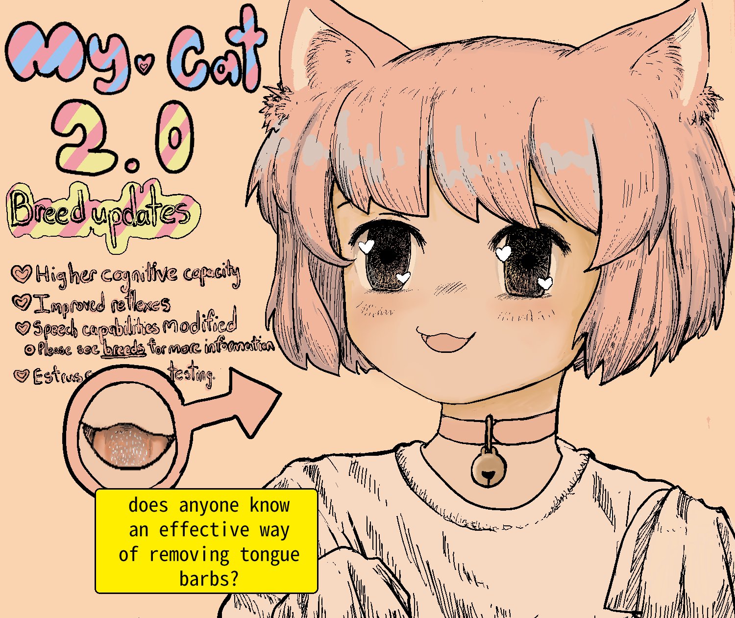 toasty 🍞 on X: genetically engineered catgirls for domestic ownership  (1/3).  / X