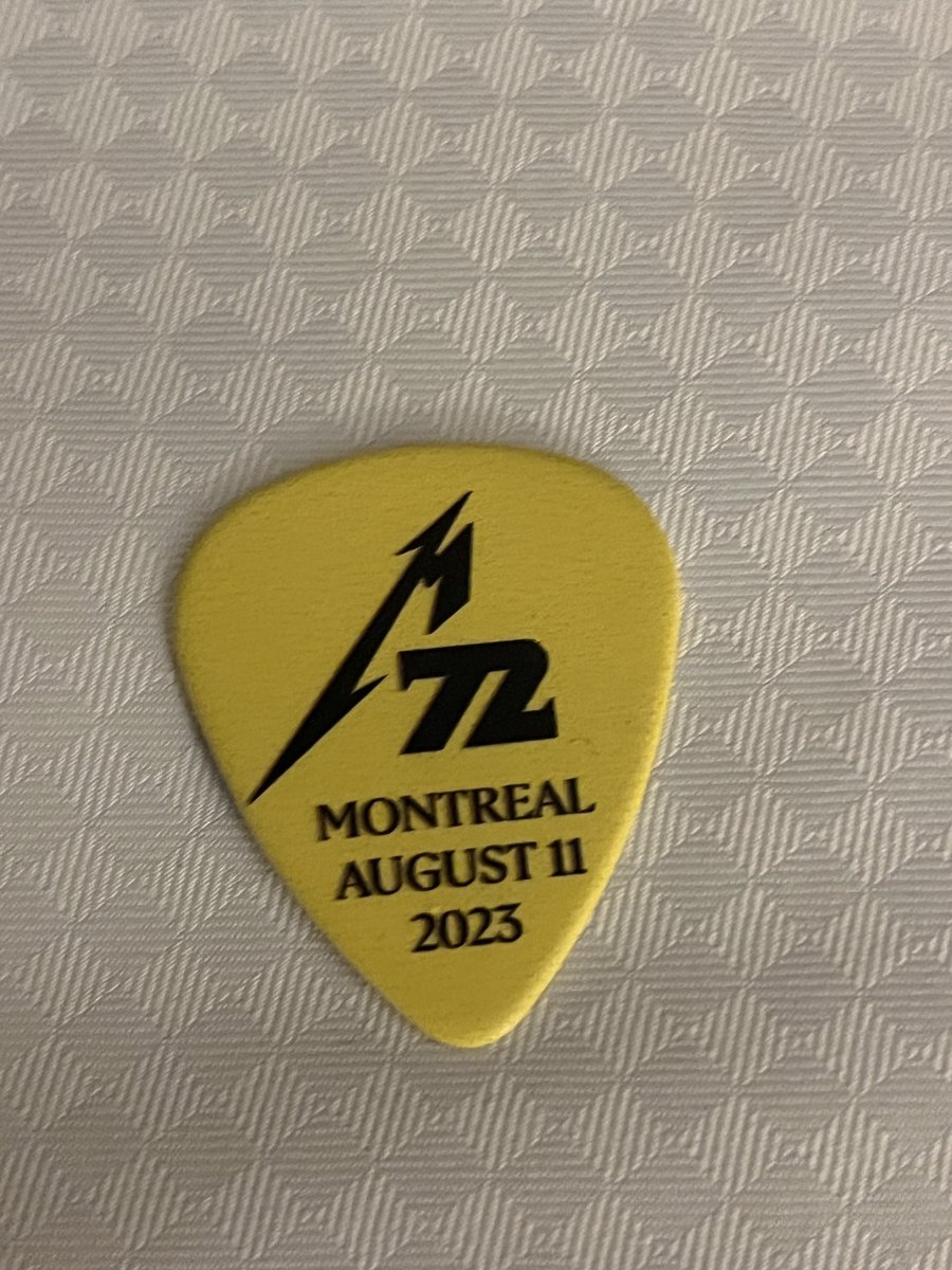 Tracy_Caughell's tweet photo. Somehow I always get concert picks ! #M72Montreal awesome first show! https://t.co/Meb2ez0XZI