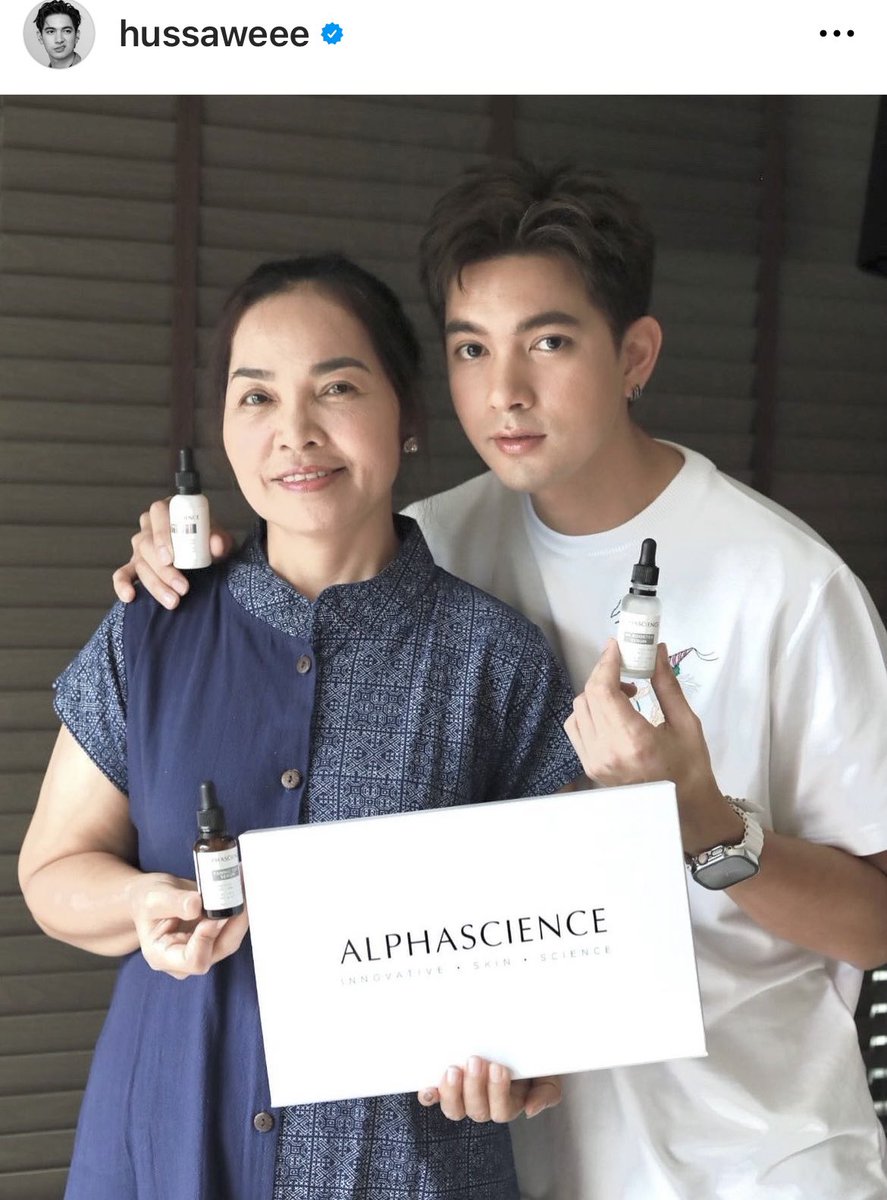 beyondloveU's tweet photo. เคล็ดลับความสวยให้คุณแม่ 
ใช้ดีจริง confirmed 
#AlphascienceGrandOpening #FirstBrandAmbassador #ALPHASCIENCExKem 
#Alphasciencethailand

#เข้มหัสวีร์ 
Hussawee So Cute  
Kem Hussawee https://t.co/tdY14Bq7eK