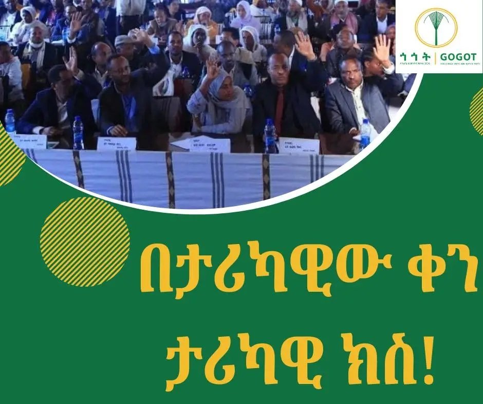 We will make every strenuous effort possible, fight tooth and nail for GRS and other core Gurage political agendas!