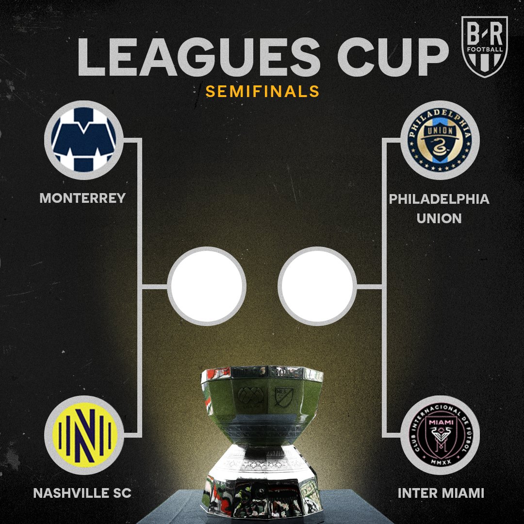 brfootball's tweet photo. The Leagues Cup semifinals are set 👏 https://t.co/HwN6eRfar3
