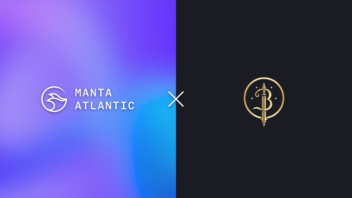 MantaNetwork's tweet photo. Manta Network welcomes @Blade_DAO as a new ecosystem partner! 🎉

Blade DAO is building decentralized on-chain game ecosystem! Blade DAO will leverage NPO platform on #MantaAtlantic to mint zkSBTs for its users. 🗡️

🔔 Stay tuned for more updates! https://t.co/SaytDJXxn1