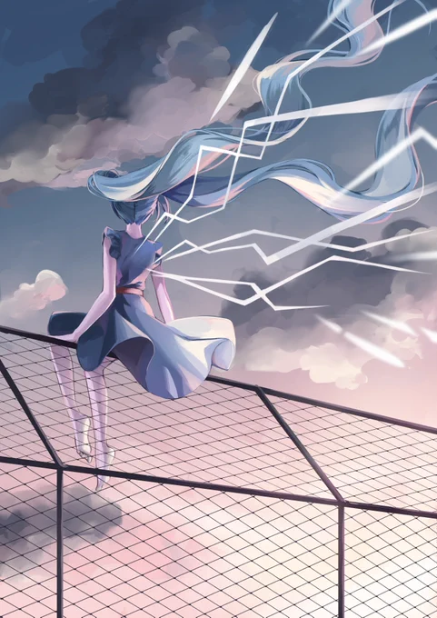 冷たくない君の手のひらが見えた  #39曲チャレンジ_2 #初音ミク  22:夜明けと蛍/N-buna