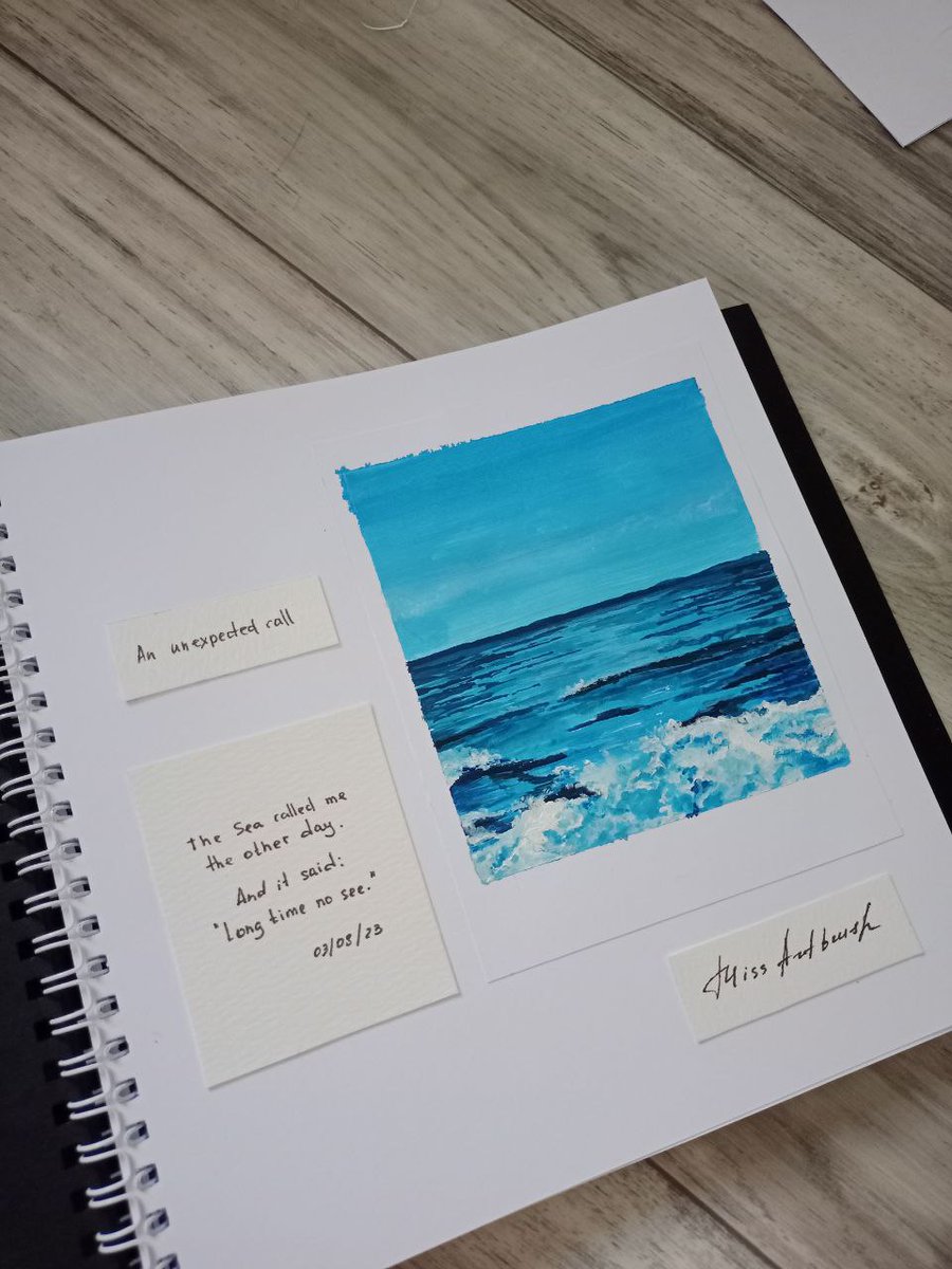 I enjoy contemplating the world. I let thoughts pass by me and simply observe. This has inspired me to create a new series of artworks 😌

#art
#painting 
#sketchbook 
#artistsontwitter