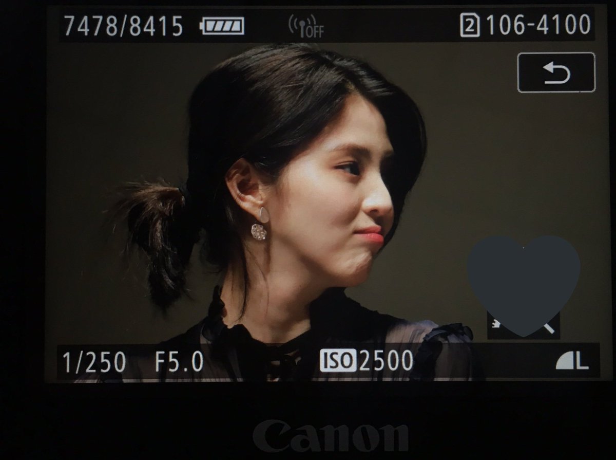 1023film's tweet photo. han sohee through camera display screen 📸 https://t.co/P7oHbipbuW