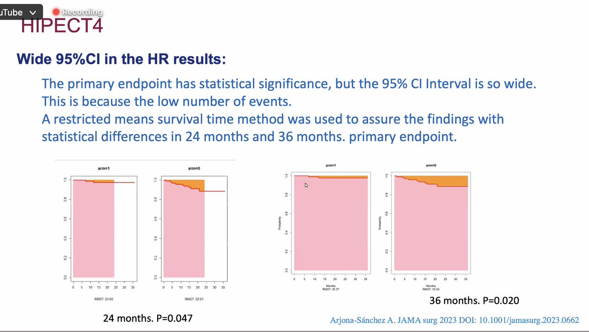 indepso's tweet photo. @alarjosan wowed us with insights on #HIPECT4
'PIs must look at limitations of their own trials'
Here are answers to some of the questions about HIPECT4
At the end- 5/8 panelists favoured use of adjuvant HIPEC in routine practice !!
@MufaddalKazi @vivekanandkem @sukumar_vivek https://t.co/6f1k65Ghkk