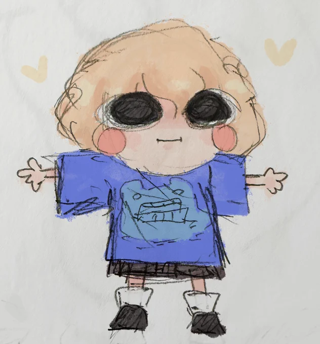 Blug got a new shirt from a Friend