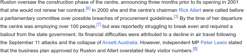 MettaBhavana1's tweet image. "In 2000 Ruston &amp;amp; the wine centre's chairman Rick Allert were called before a parliamentary committee over possible breaches of procurement guidelines." (PS: There is no suggestion later fraud investigation had anything to do with Ruston). #wineandroses  abc.net.au/news/2003-10-2…