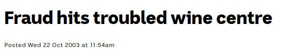 MettaBhavana1's tweet image. "In 2000 Ruston &amp;amp; the wine centre's chairman Rick Allert were called before a parliamentary committee over possible breaches of procurement guidelines." (PS: There is no suggestion later fraud investigation had anything to do with Ruston). #wineandroses  abc.net.au/news/2003-10-2…