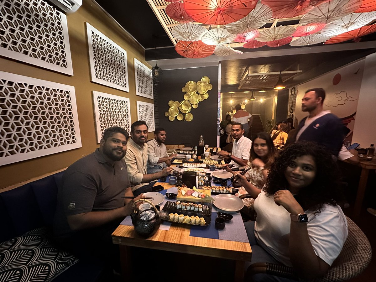 partnerscla's tweet photo. CLA Partners gets our sushi on to celebrate @NaaSolih’s first time successfully leading conveyancing of the lease over a tourist resort. First of many to come no doubt! #staffappreciation #law #lawyers https://t.co/YVWlGHy3AM
