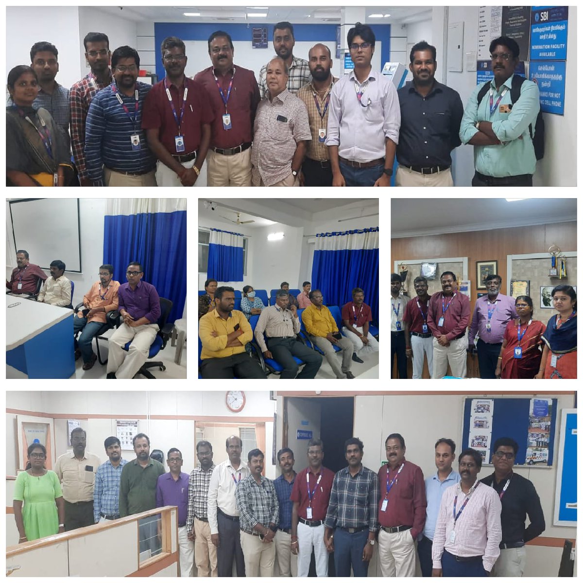 SBIOACC's tweet photo. 09.08.2023
#SBIOAChennaiCircle
Trichy module
Thanjavur zone
Branch visits of 5 branches of our zone completed. Regional Secretary Com. Ganapathy Subramanian along with DRS Com. K. Gurunathan and ZS Com. Kasirajan visited our zone.
#OurUnityLongLive
#sbioacczindabad https://t.co/PYuaar16JB