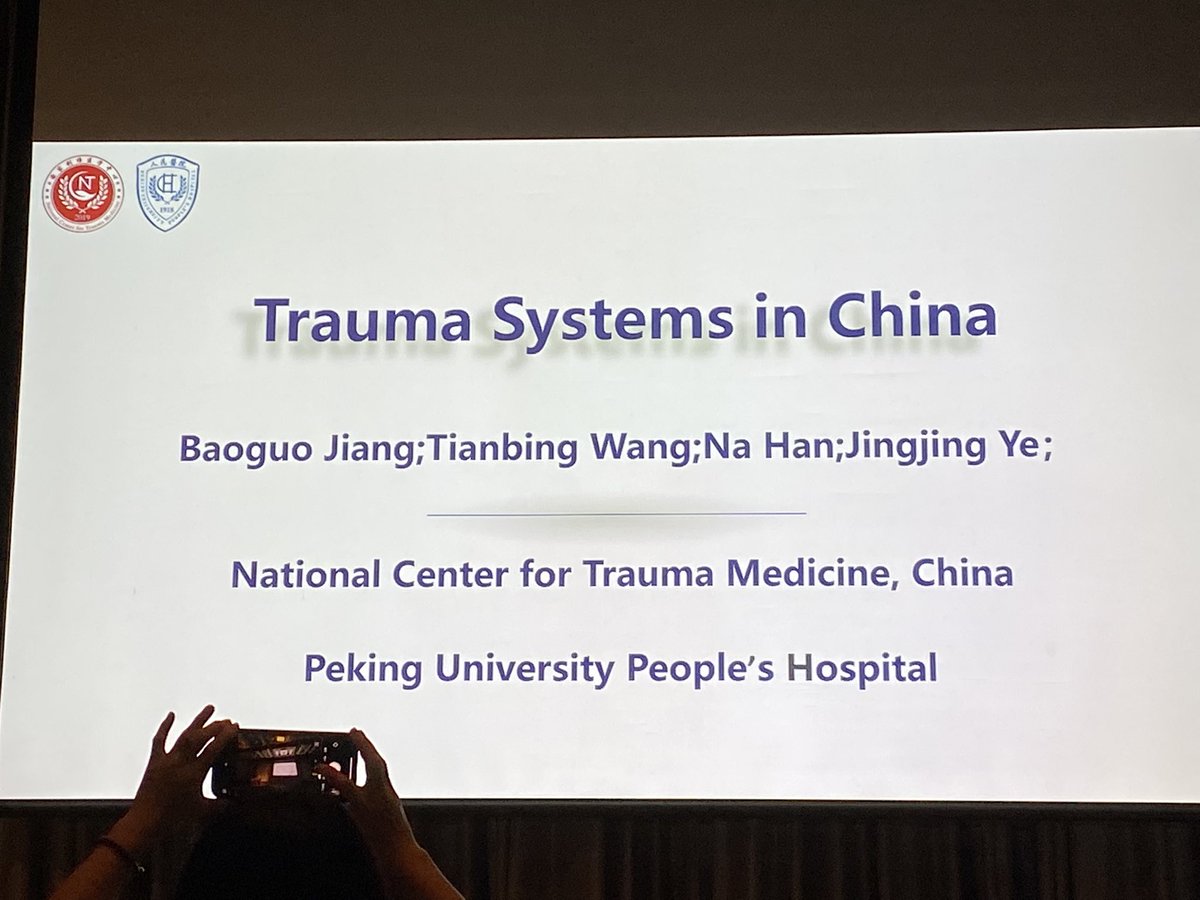 elliotthaut's tweet image. The scope of #trauma in China is MASSIVE. 62 million injured patients and 800,000 deaths per year. Baoguo Jiang sharing the important changes underway at #WTC2023