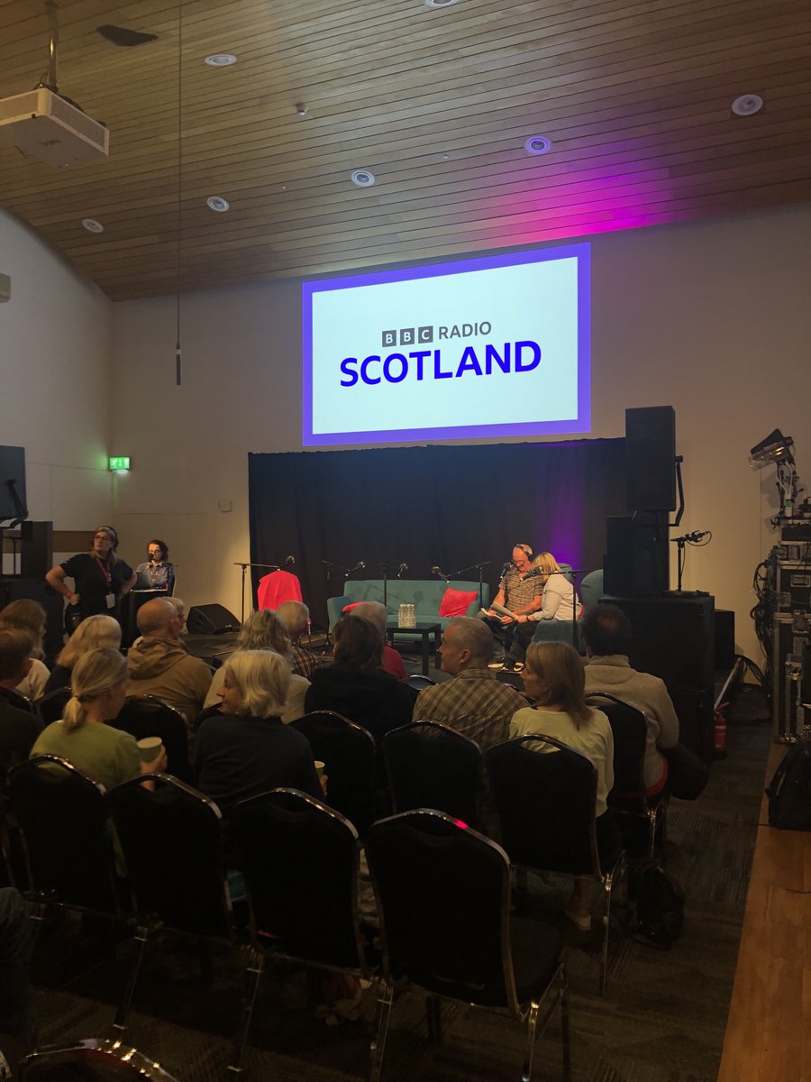 DwnRobertson's tweet image. So good to be back at a #livebroadcast of my favourite #radioprogramme ⁦@BBCScotland⁩ #outofdoors
