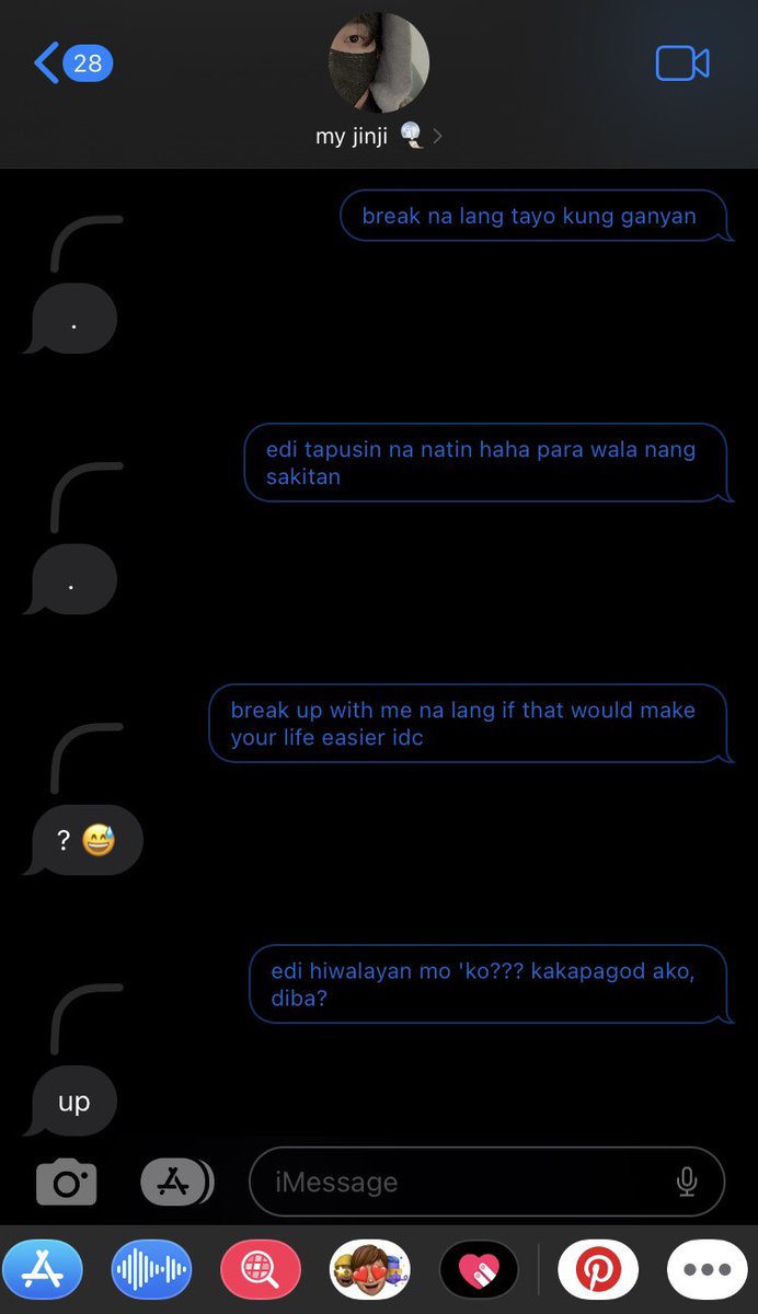 liwaykm's tweet photo. a few tweets filo #jikookau where

 jjk had enough of pjm for saying that they should break up everytime they would have a fight or argument. https://t.co/Ql420NJWv7