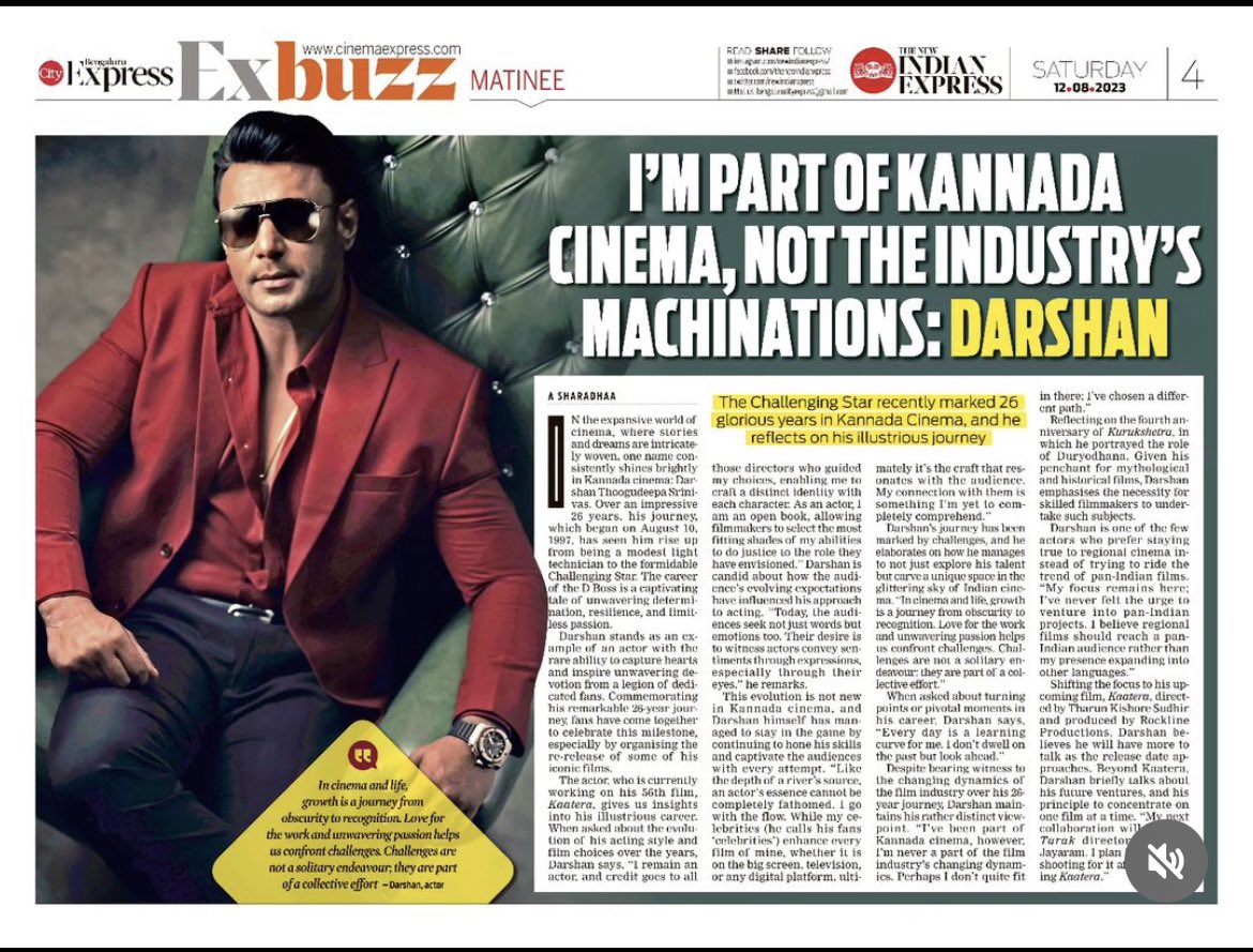 Dachhusharu7999's tweet photo. STYLISH HUNK😎♥️
#DBossGod #DBoss #DBossFans #dbosscraze #26YearsOfUnrivalledBOSSism #26YearsOfBOSSism #Kaatera #ChallengingStarDarshan #BossOfSandalwood #BoxOfficeSultan @dasadarshan @Dcompany171 @Darshanfans171 @bgnikhilsharma @sharadasrinidhi @DSS_TeamMandya @DFDH7999 https://t.co/Iegv2yo62Z