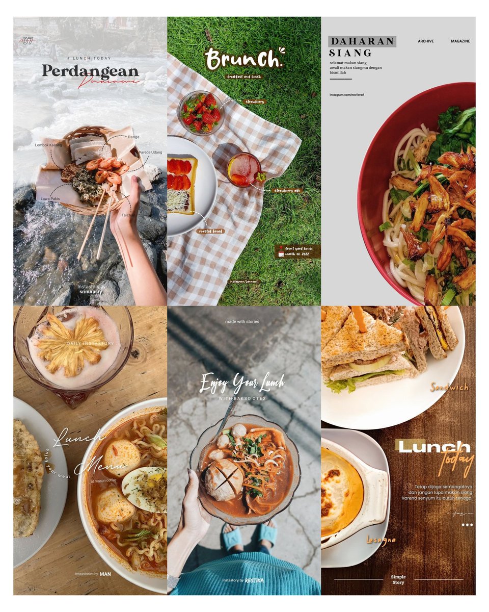 nurulrhmaa's tweet photo. ˚୨୧⋆｡ lunch typography ideas ｡⋆୨୧˚

A thread! https://t.co/xVpdXZUiuX