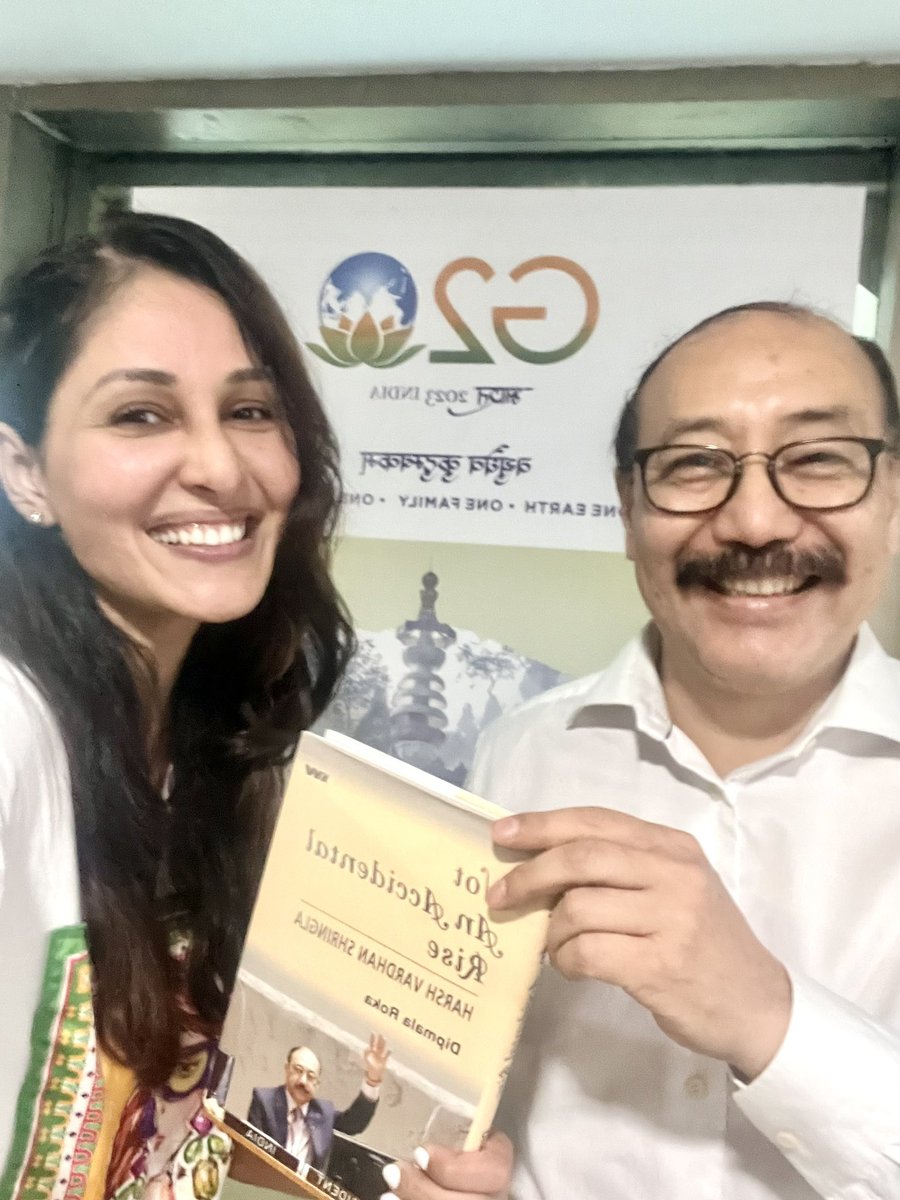 Very few times you come across people who floor you with their warmth and humility. Absolutely humbling meeting with Mr. Harsh Vardhan Shringla, Chief coordinator of India’s G20 Presidency and former Foreign Secretary of India. What a absolute delight it was #G20India #Delhi