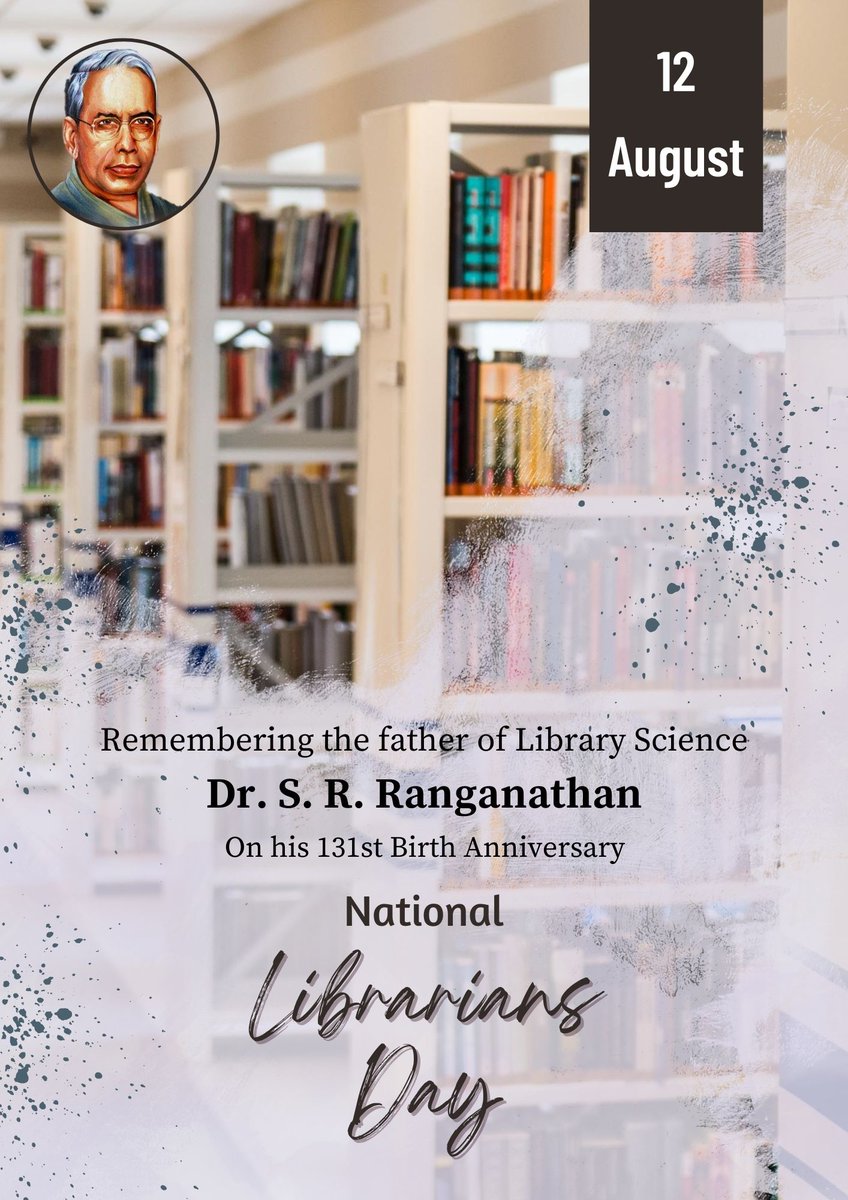 subhamsahu777's tweet photo. #NationalLibrariansDay
#librariansday https://t.co/WNkxZMpHt7