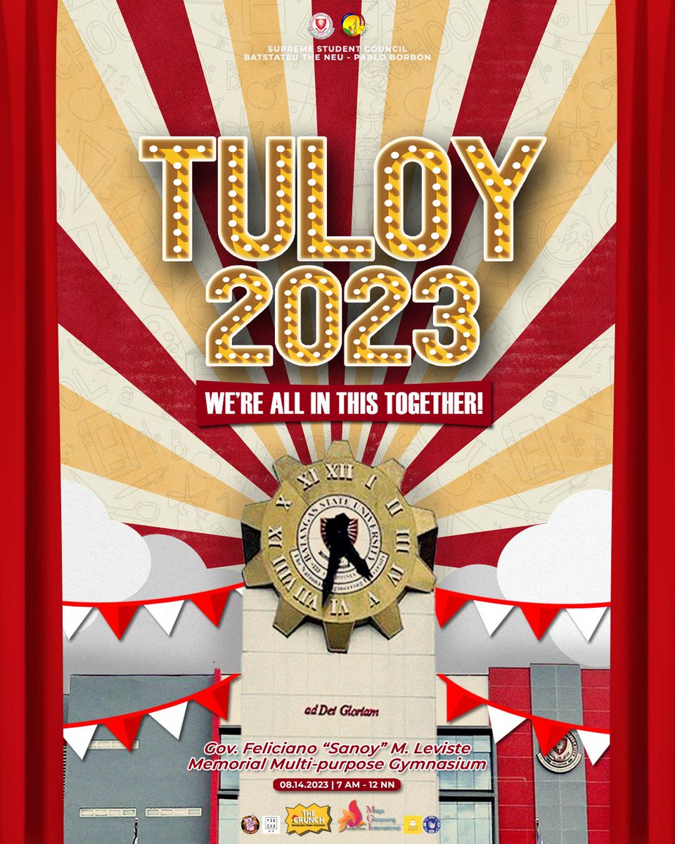 We’ll surely have some fun, ‘coz WE’RE ALL IN THIS TOGETHER!

This August 14, Wel…COME and feel the jazz on your first day in the university with us!

#TULOY2023
#ComeIn
#WereAllInThisTogether
#ZitoRedSpartans